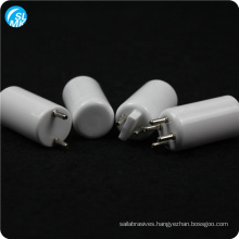 high performance 95 alumina ceramic UV lamp cap lamp base for sale